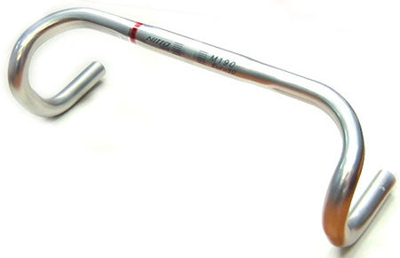 Nitto M190 Euro 80 Drop Road Handlebars | 26mm Diameter | Silver