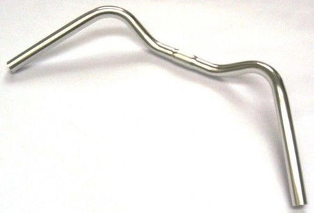 Nitto B302AA North Road Handlebars | 25.4 Clamp | Width 490mm | Silver