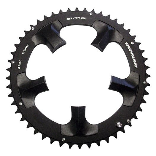 Stronglight Vélo Chaîne Bague Dural 5083 130mm Bcd Shimano 9 10 Vitesse 53T Noir Stronglight Vélo Chaîne Bague Dural 5083 130mm Bcd Shimano 9 10 Vitesse 53T Noir