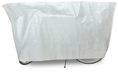 VK Classic Waterproof Single Bicycle Cover Inc. 5m Cord | White