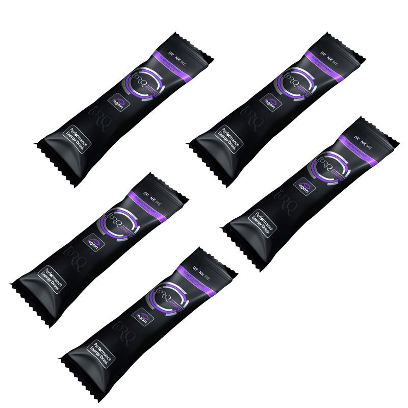 TORQ Engery Drink Powder 5 x 33g Single Serve Sachets All Flavours