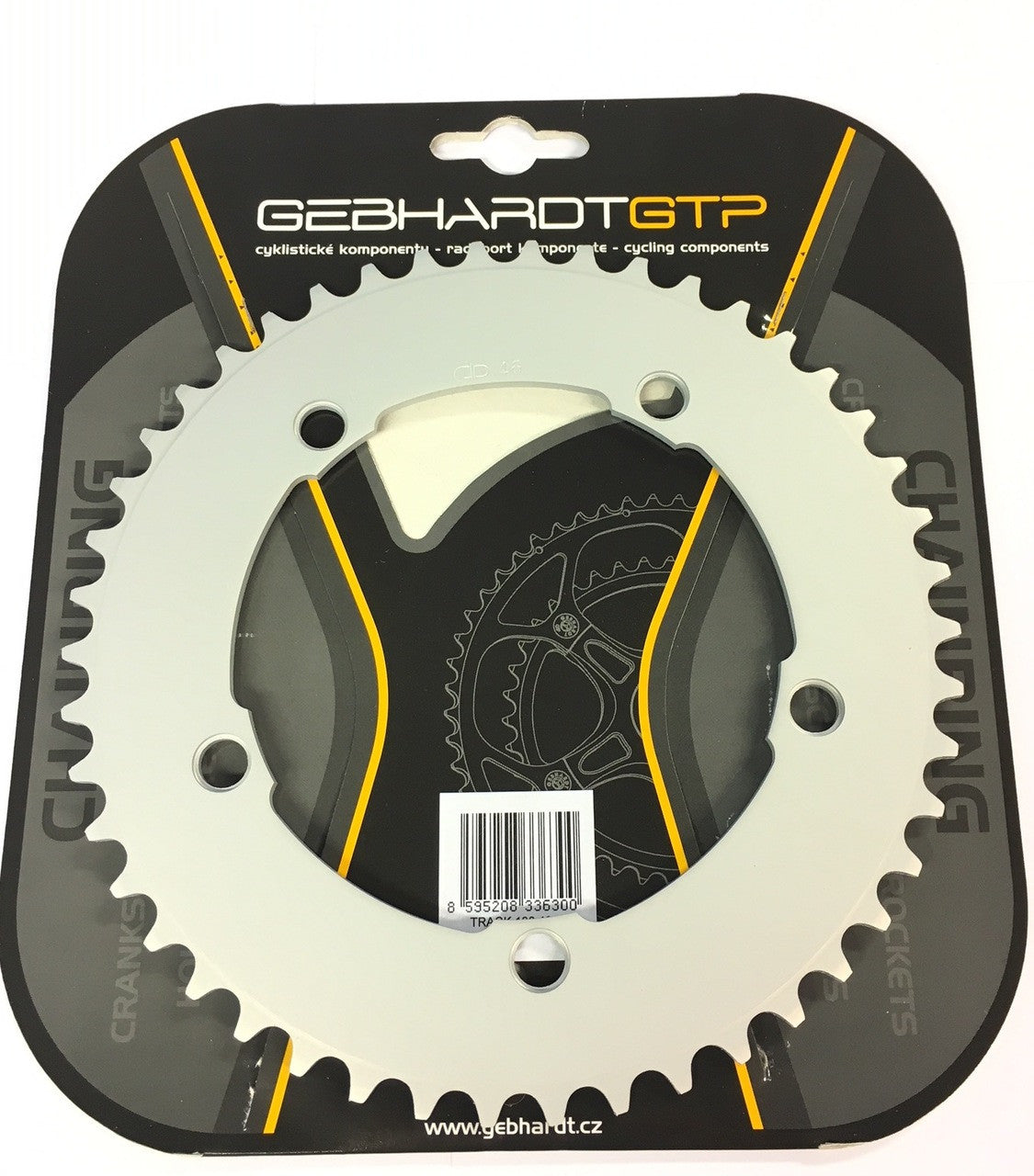Gebhardt 1/8" Track Chainring Silver 135mm BCD
