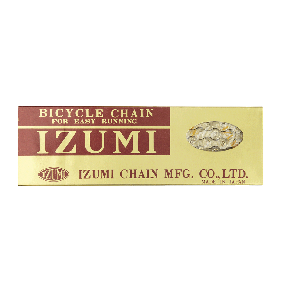 Izumi Standard 1/2x 1/8 Track/Fixed 116Link Chain In Gold