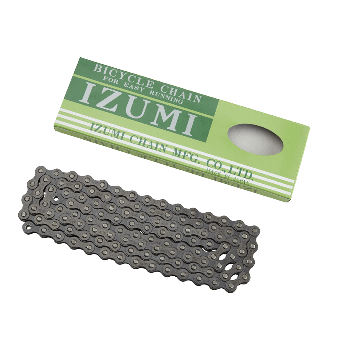 Izumi 1/8 Standard Track/Fixed Chain In Black