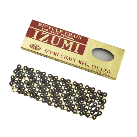 Izumi Standard Chain 1/2 X 116 Links In Gold/Black