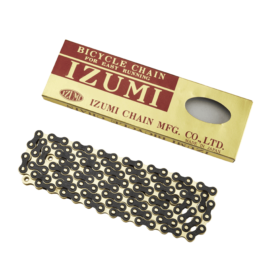 Izumi Standard Chain 1/2 X 116 Links In Gold/Black