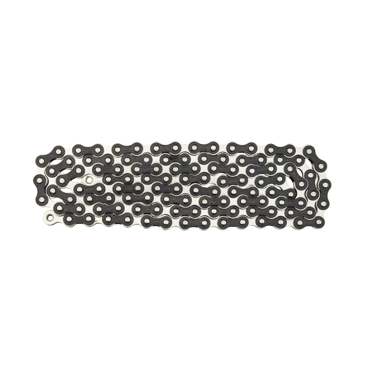 Izumi Standard Chain 1/2 X 116 Links In Silver/Black