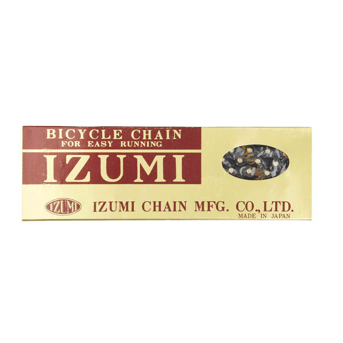 Izumi Standard Chain 1/2 X 116 Links In Black with Gold Pins