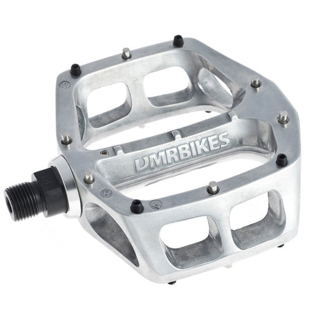 DMR V8 Classic MTB Free Ride Pedals In Polished Silver For MTB BMX Downhill Trails