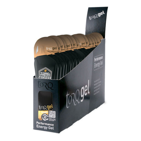 TORQ Energy Gel With Guarana Caffeinated 15 x 45g All Flavours