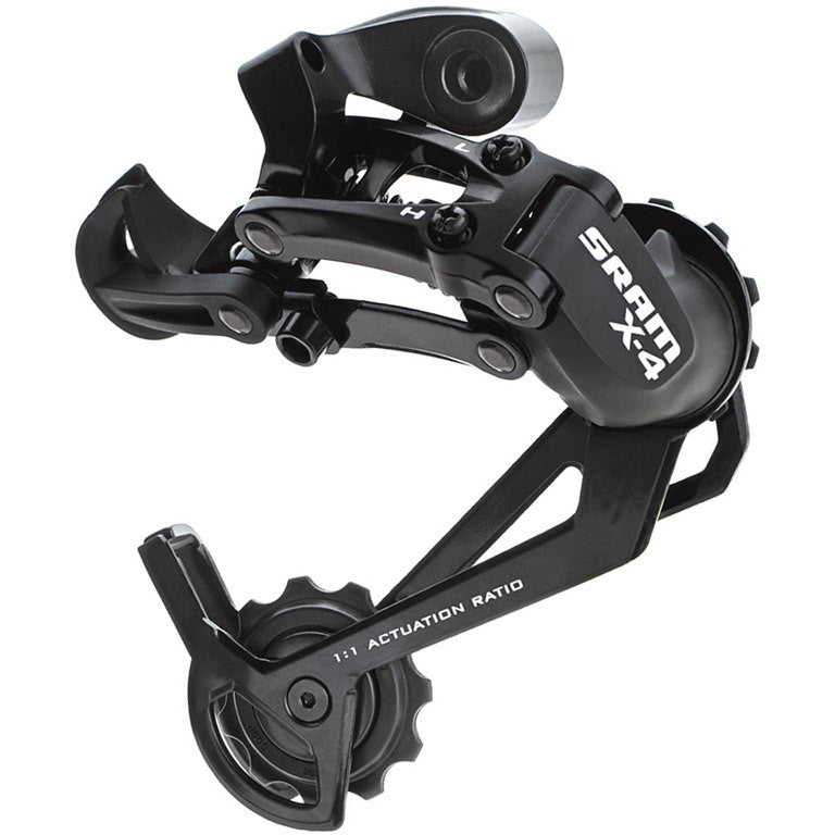 Sram X4 7/8/9 Speed Rear Derailleur Black Long Cage