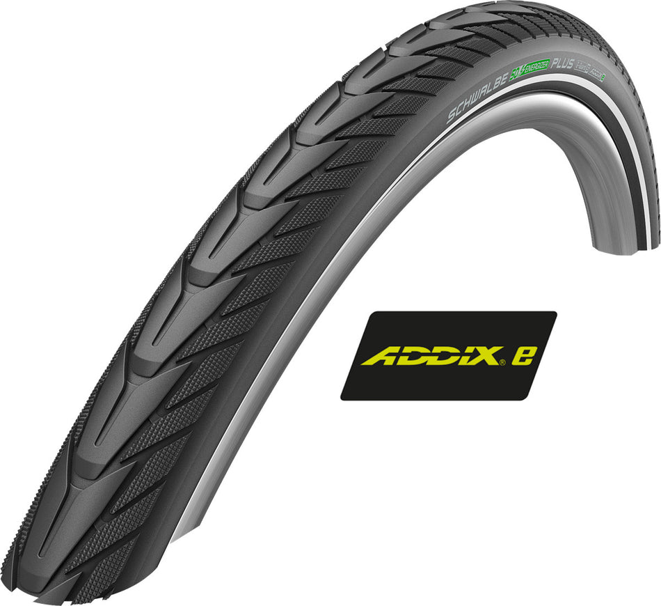 Schwalbe Addix-E Energizer Plus GreenGuard Black/Reflex Rigid Tyre For E-Bike