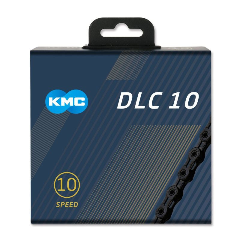 KMC X10 DLC 10 Speed Chain 116 Link All Black