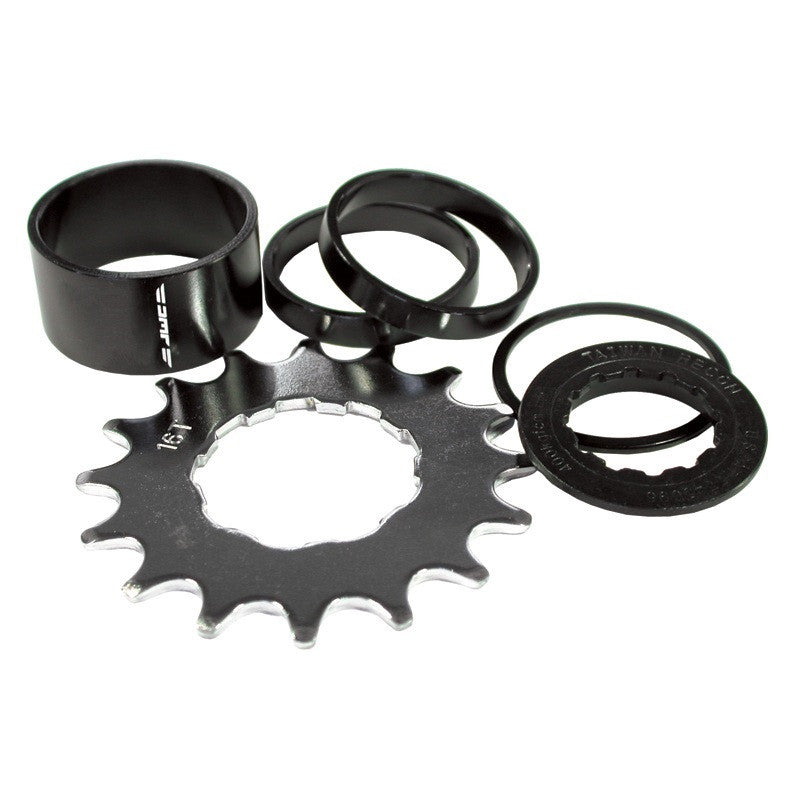 DMR Single Speed 16T Spacer Kit Compatible With 1/8’’ x 1/2’’ Chains Only