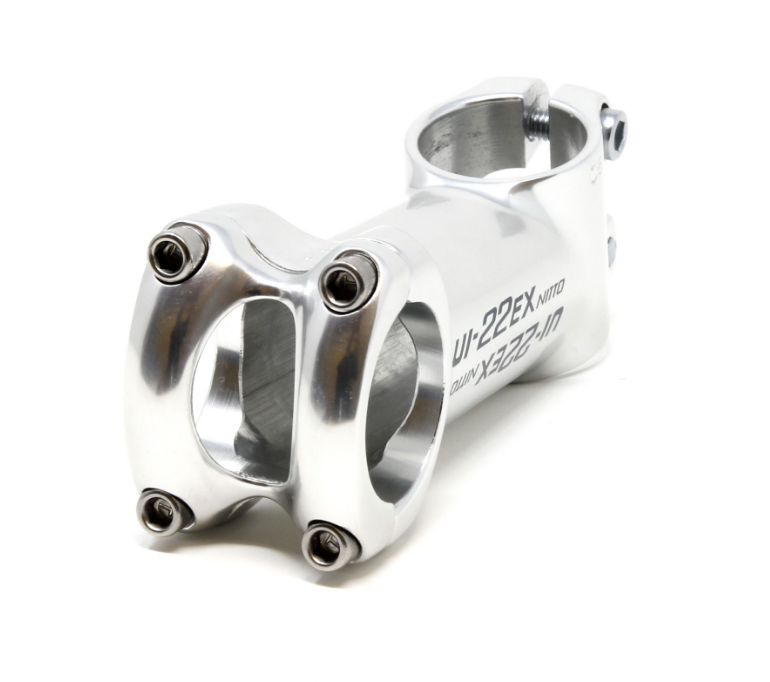 Nitto UI-22EX Ahead Stem | 31.7mm Clamp | Silver