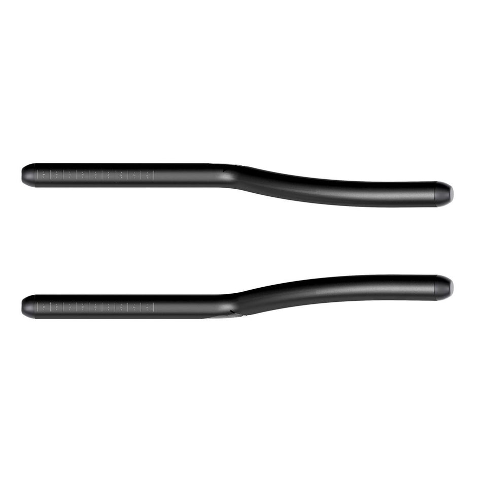 Zipp Vuka Alumina Evo Handlebar Extensions | 22.2mm Extension Clamp | 360mm Lengh | Bead Blast Black All Sizes