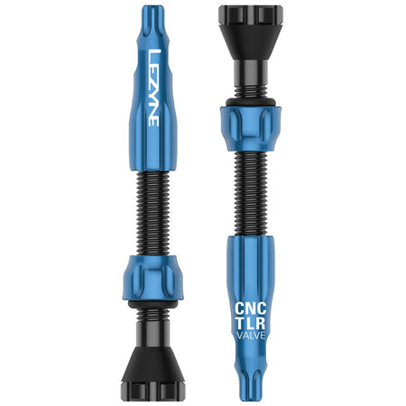 Lezyne CNC Tubeless Valves Size 80mm All Colours With Integrated Valve Core Tool