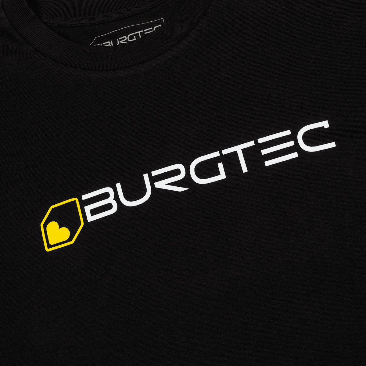 Burgtec Logo Unisex Cotton T-Shirt In Black