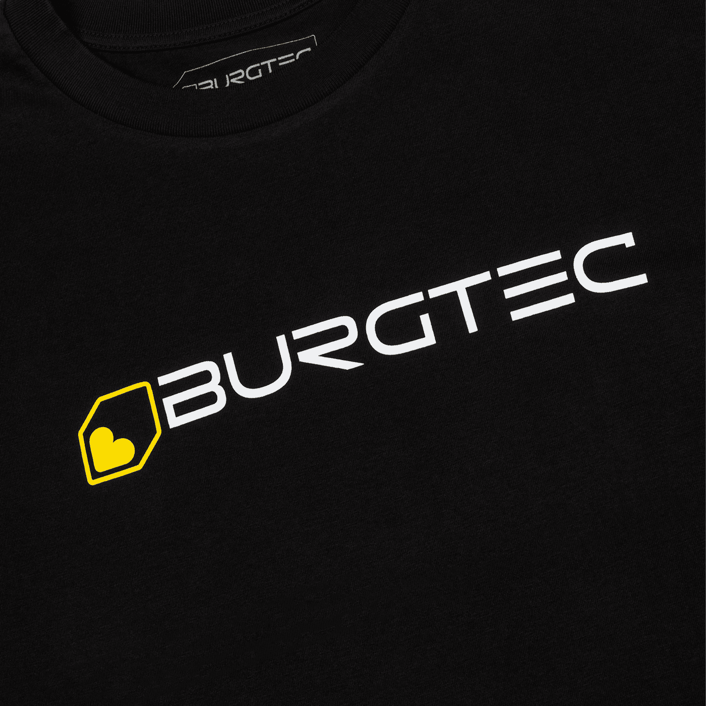 Burgtec Logo Unisex Cotton T-Shirt In Black