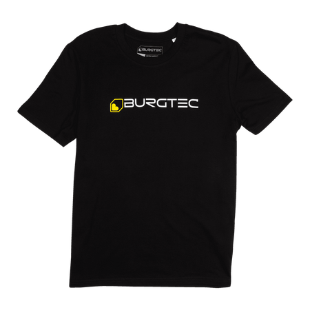 Burgtec Logo Unisex Cotton T-Shirt In Black