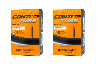 2x Continental MTB 29x1.75/2.5 29er Inner Tubes 60mm Presta Valve