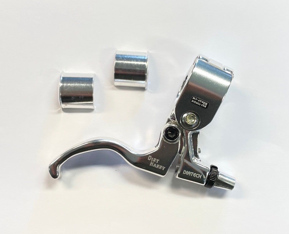 Dia Compe Tech 99 Dirt Harry Single Left Hand Brake Lever In All Silver