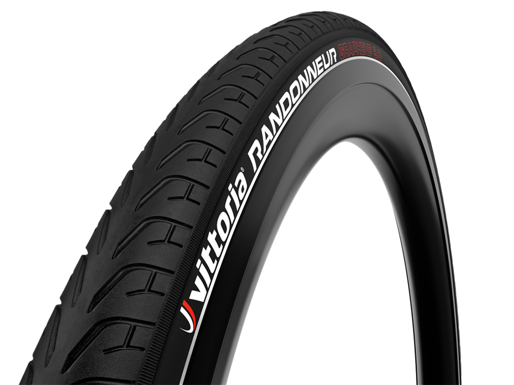 Vittoria Randonneur Rigid Tyre Urban/Trekking All Sizes In Black