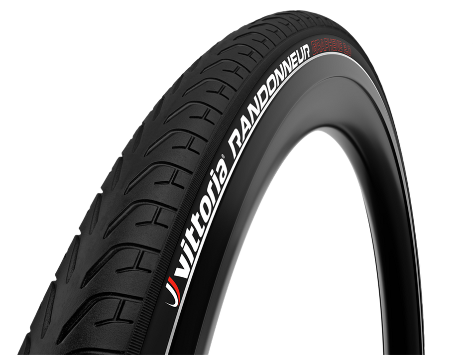 Vittoria Randonneur Rigid Tyre Urban/Trekking All Sizes In Black