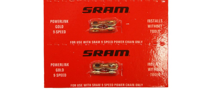 Sram Powerlock 9 Speed Chain Connector - Gold