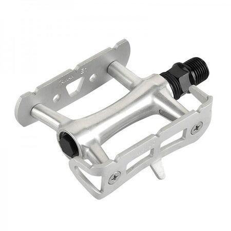 Wellgo R110 Single Sided Rat Trap Pedals In Silver