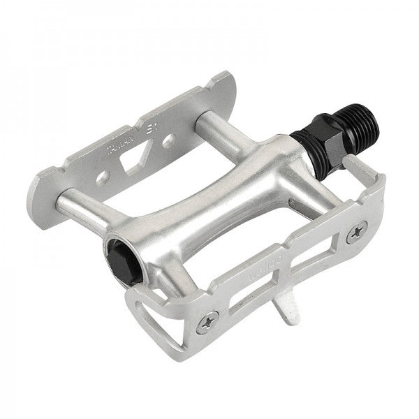 Wellgo R110 Single Sided Rat Trap Pedals In Silver