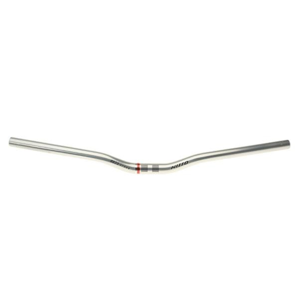 Nitto B809AA Riser Handlebars |25.4mm Clamp | 635mm Width | Silver