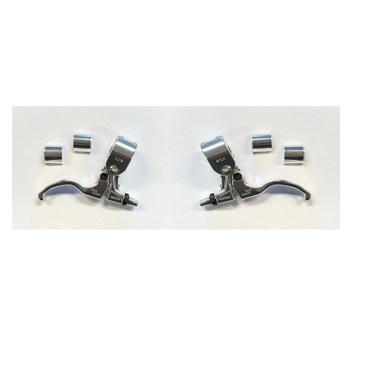 Dia Compe Tech 99 Dirt Harry Brake Levers Pair In Silver