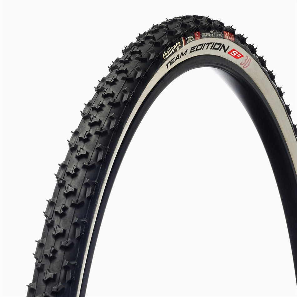 Challenge Limus Tubular Cyclocross TE S-HTU Tyre 700 x 33 Black With White Wall