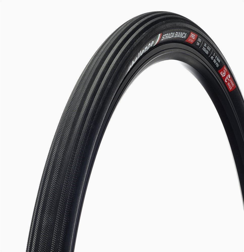 Challenge Strada Bianca Race Cyclocross/Gravel Clincher Black 700 x 36c