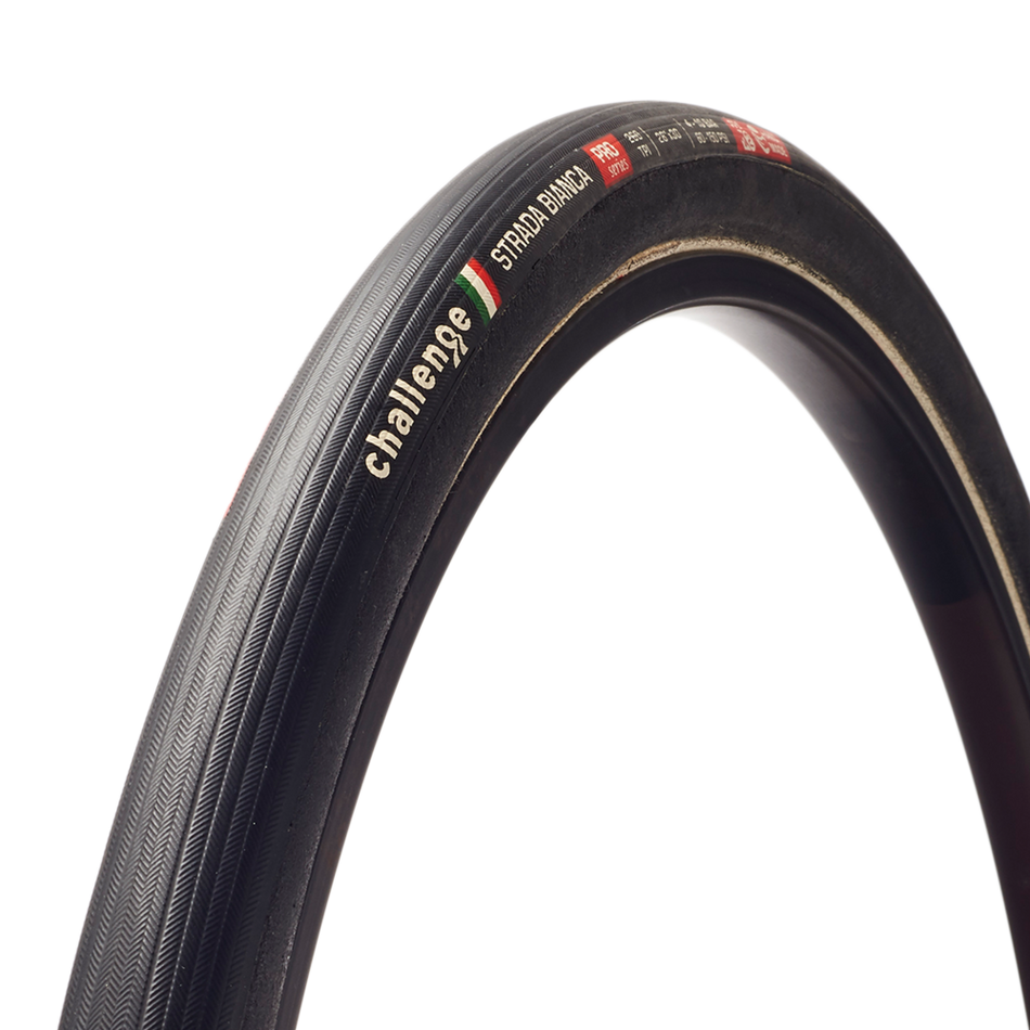 Challenge Strada Bianca Pro Cyclocross/Gravel Tubular Tyre In Black 700x30