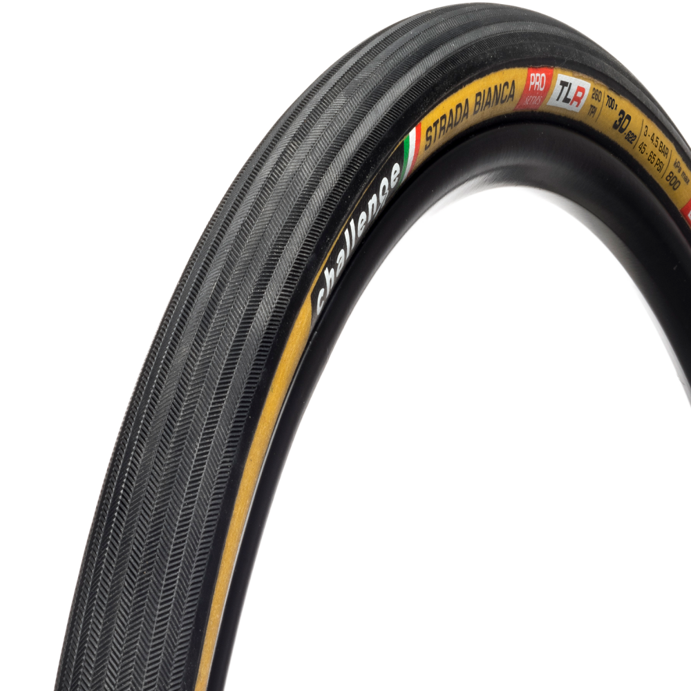 Challenge Strada Bianca Pro Tubeless Ready Cyclocross/Gravel Tyre- Tan 700 x 30