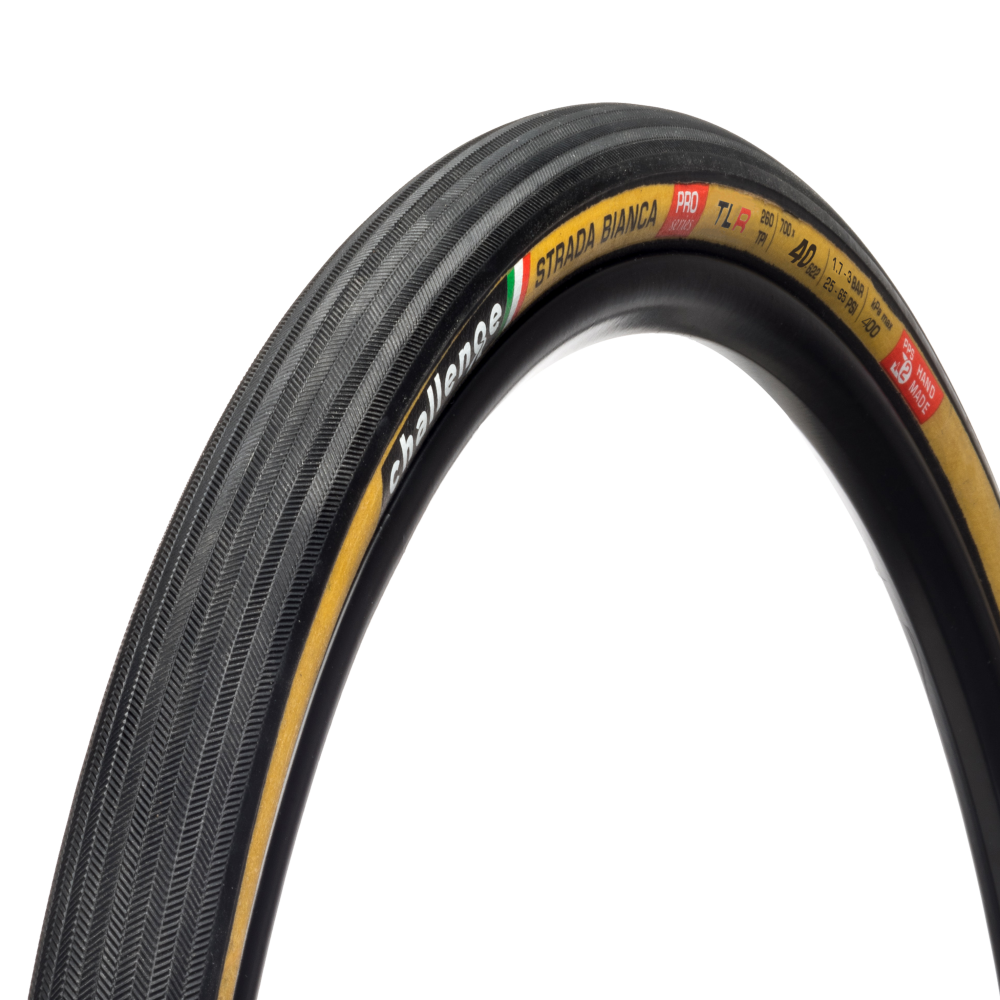 Challenge Strada Bianca Pro Tubeless Ready Cyclocross/Gravel Tyre- Tan 700 x 40