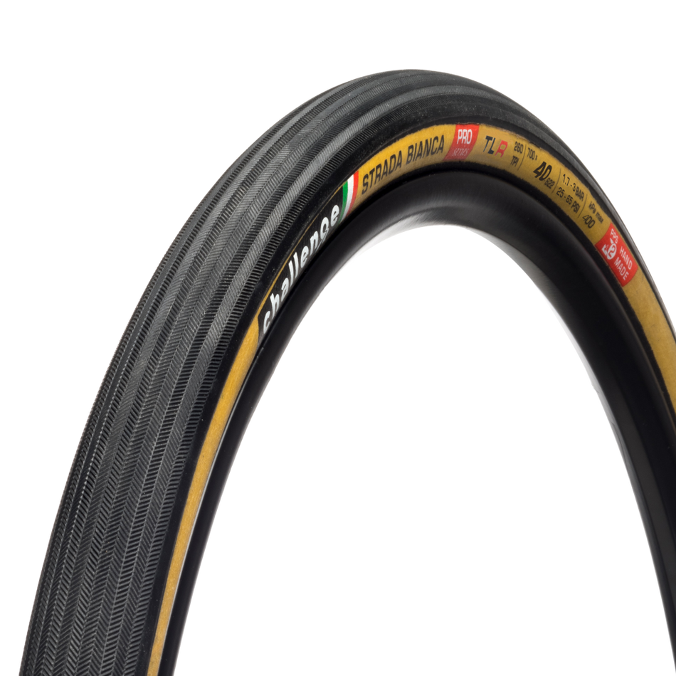 Challenge Strada Bianca Pro Tubeless Ready Cyclocross/Gravel Tyre- Tan 700 x 40