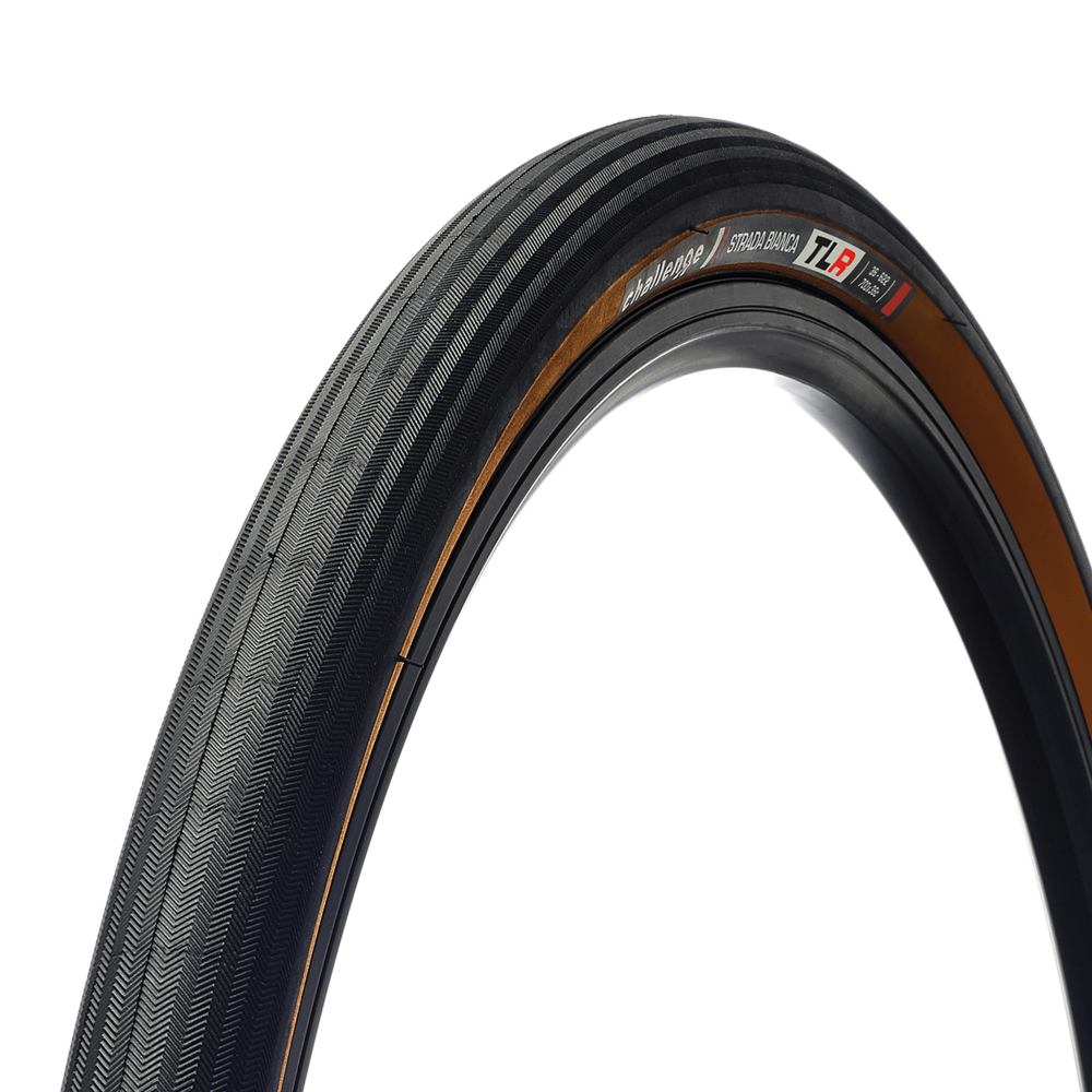 Challenge Strada Bianca Tubeless Ready Cyclocross/Gravel Tyre - Brown 700 x 36