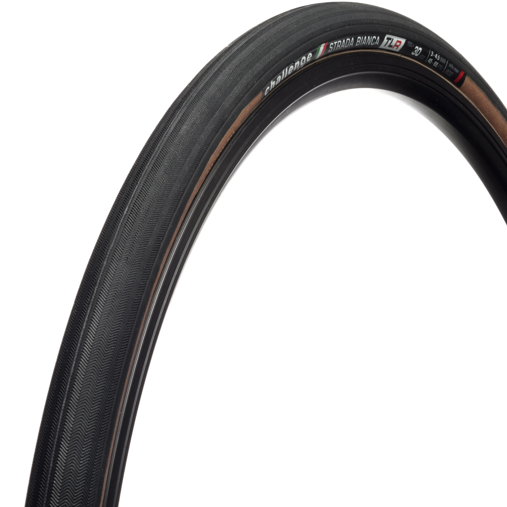 Challenge Strada Bianca Tubeless Ready Cyclocross/Gravel Tyre - Brown 700 x 30