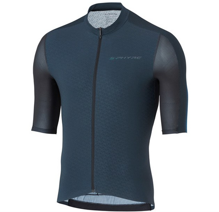 Shimano Men's S-PHYRE Flash Short Sleeve Jersey In Black/Blue All Sizes RRP £169.99