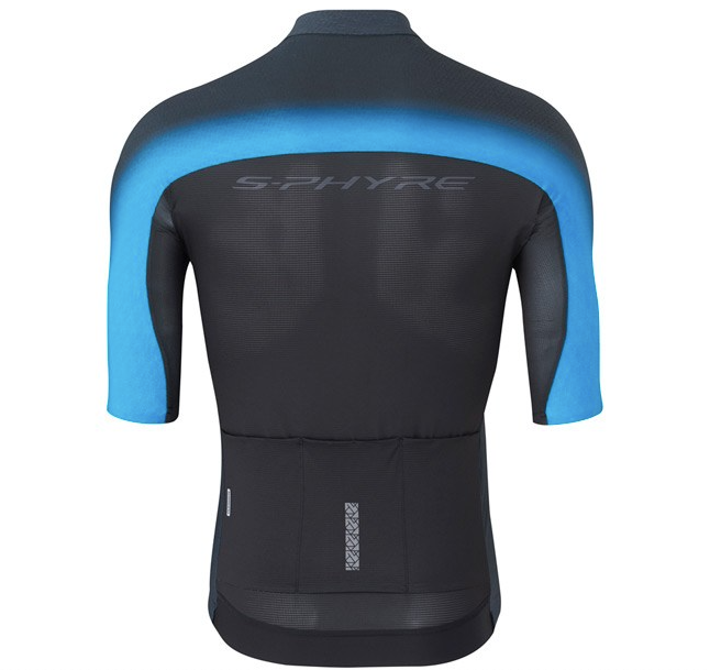 Shimano Men's S-PHYRE Flash Short Sleeve Jersey In Black/Blue All Sizes RRP £169.99