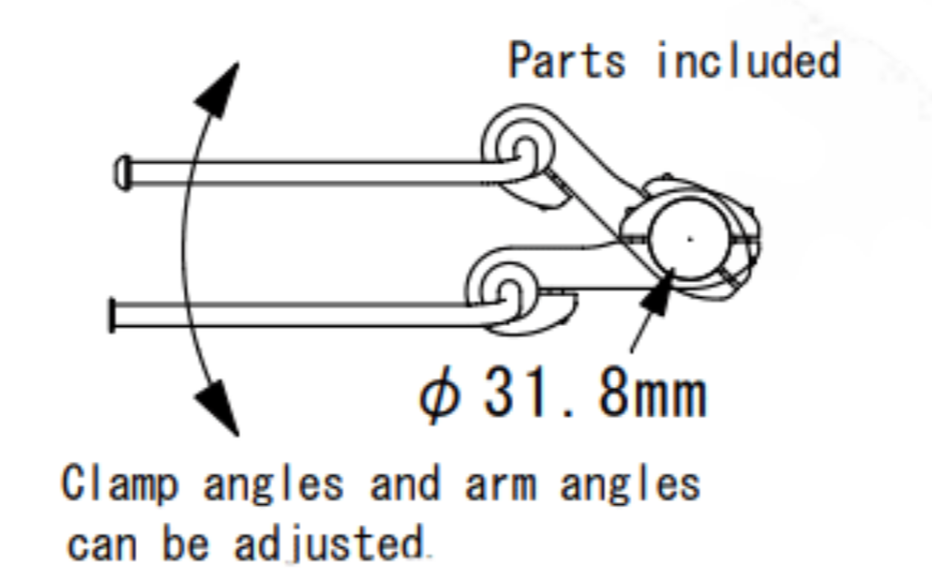 Nitto F-019 Handle Bar Mount | 31.8mm Clamp | Silver