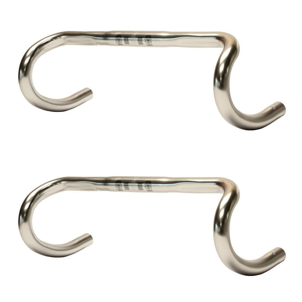 Nitto M151AAF Road Drop Compact Bicycle Handlebars | 26mm Clamp | Silver