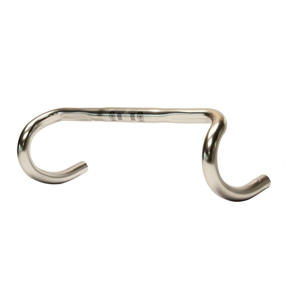 Nitto M109AA Road Drop Compact Handlebars | 26mm Clamp | Silver