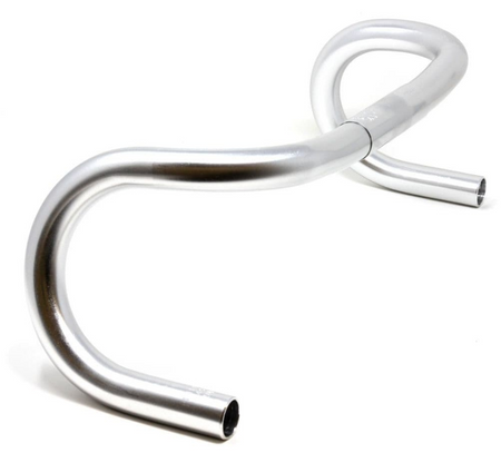 Nitto B132AAF Randonneur Handlebars | 25.4mm Clamp | Silver
