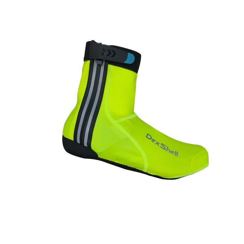 DexShell Lightweight Water Resistant Cycling Overshoes In Yellow