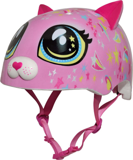 C-PREME RASKULLZ Toddler FS Helmet Astro Cat Pink Style Fit System Size 48-52CM