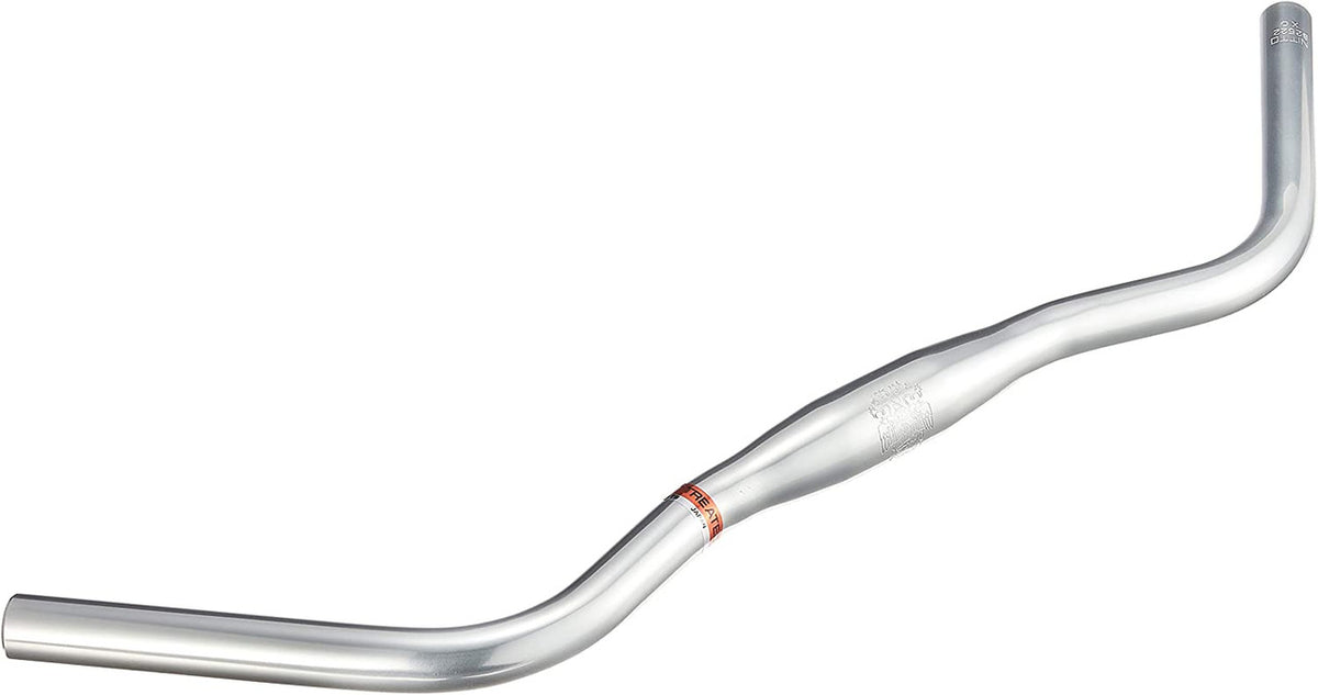 Nitto B2522AA SSB Jitensha Handlebars | 31.7mm Clamp | Silver